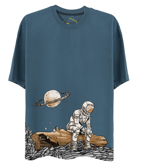 Astronaut Design Oversize Tshirt