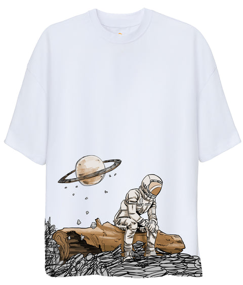 Astronaut Design Oversize Tshirt