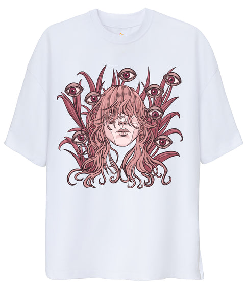 The Eyes Design Unisex Oversize Tshirt