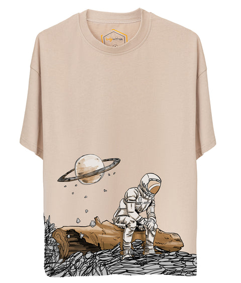 Astronaut Design Oversize Tshirt