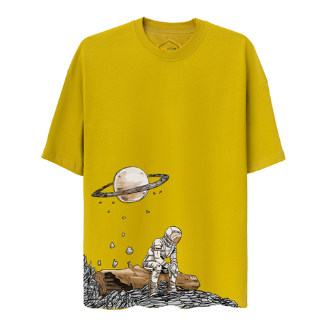 Astronaut Design Unisex Oversize Tshirt