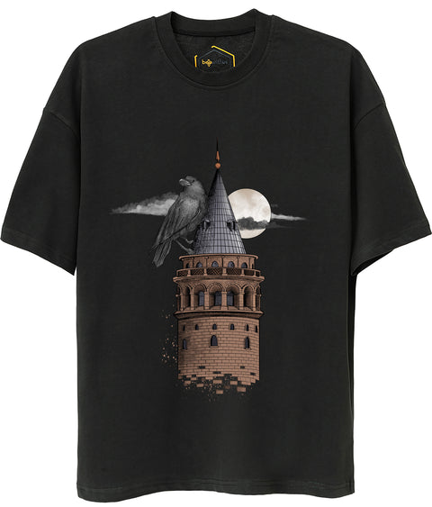 Tower Design Unisex Oversize Tshirt