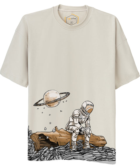 Astronaut Design Oversize Tshirt