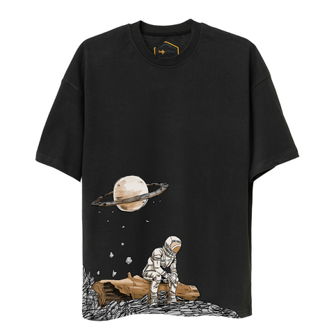 Astronaut Design Unisex Oversize Tshirt