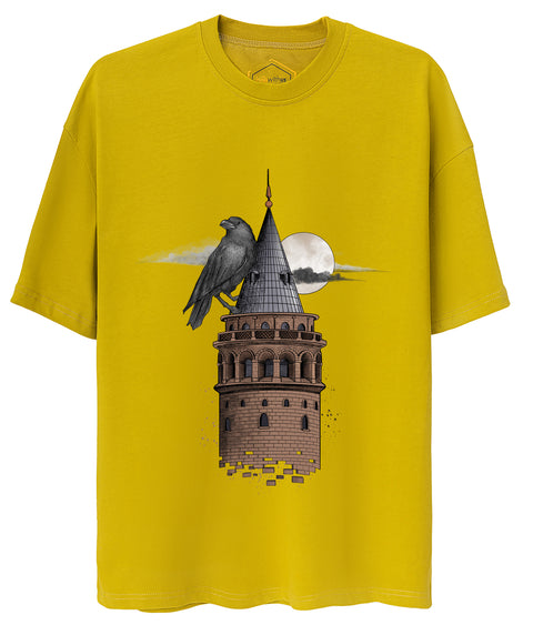 Tower Design Unisex Oversize Tshirt