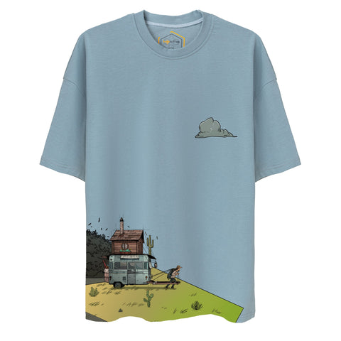 Caravan Design Oversize Unisex Tshirt