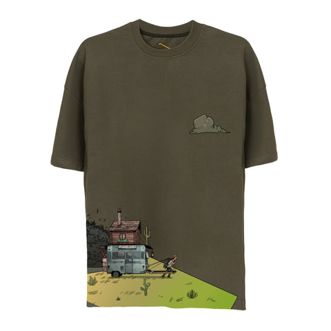 Caravan Design Oversize Unisex Tshirt