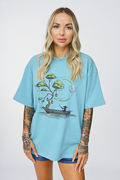 Boatman Design Unisex Oversize Tshirt