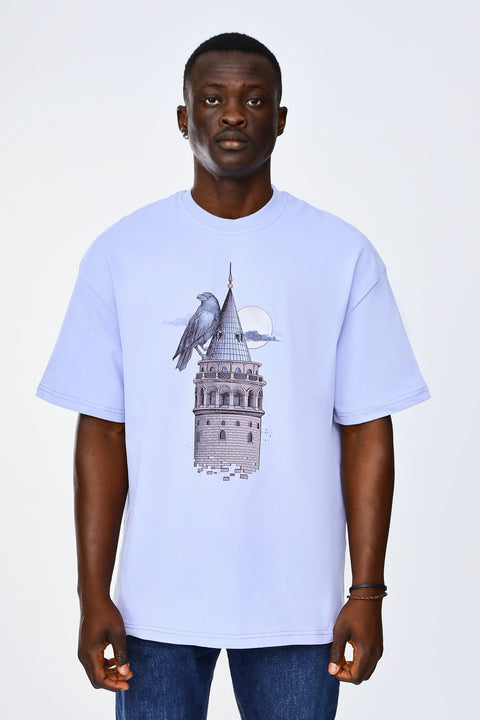 Tower Design Unisex Oversize Tshirt