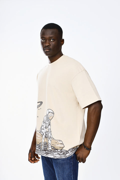 Astronaut Design Oversize Tshirt