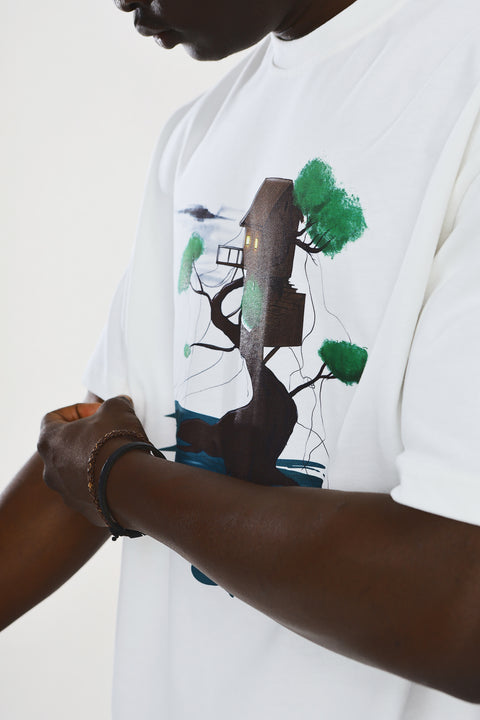 Tree House Design Oversize Tshirt