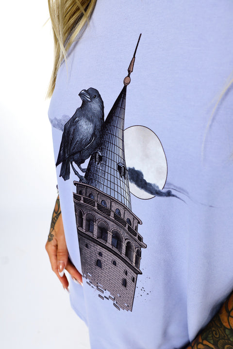 Tower Design Unisex Oversize Tshirt