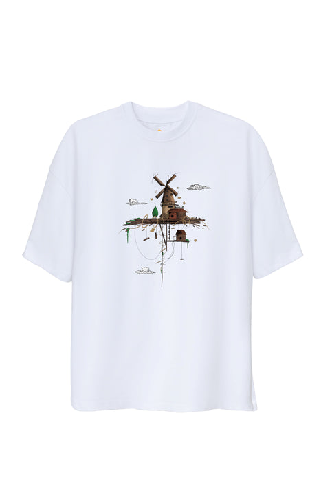 Windmill Unisex Oversize Tshirt