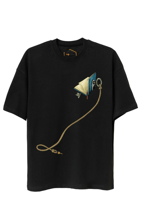 Key Of Book Unisex Oversize Tshirt