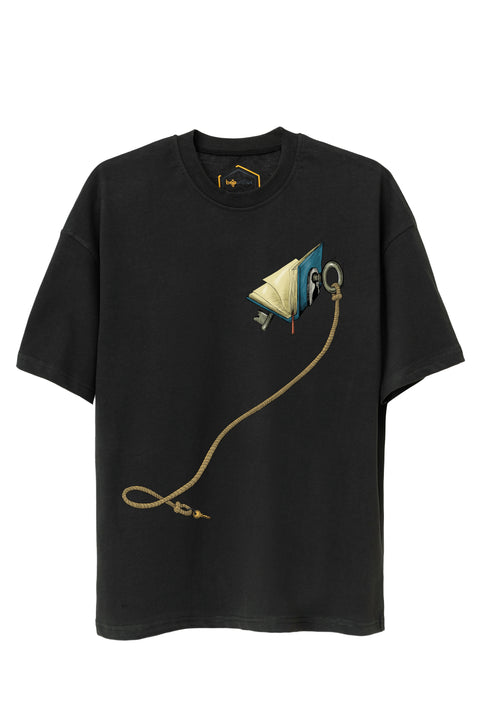 Key Of Book Unisex Oversize Tshirt