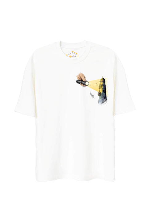 Lighthouse Unisex Oversize Tshirt