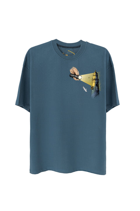 Lighthouse Unisex Oversize Tshirt