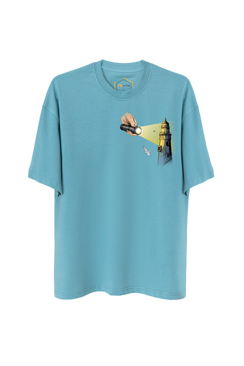 Lighthouse Unisex Oversize Tshirt