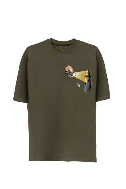 Lighthouse Unisex Oversize Tshirt