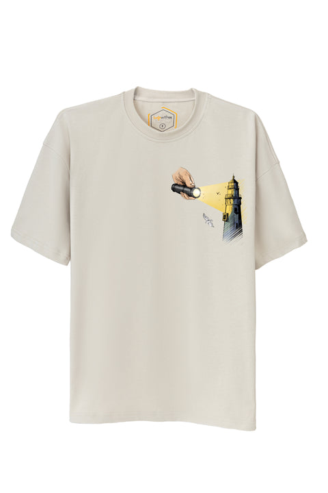 Lighthouse Unisex Oversize Tshirt