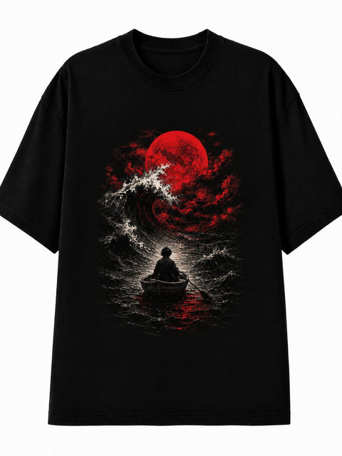 Ride the Storm Unisex Oversize Tshirt